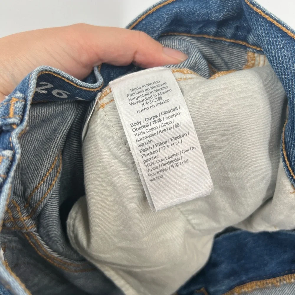 J. Crew Slouchy Boyfriend High Rise Jeans in Bright Indigo TALL